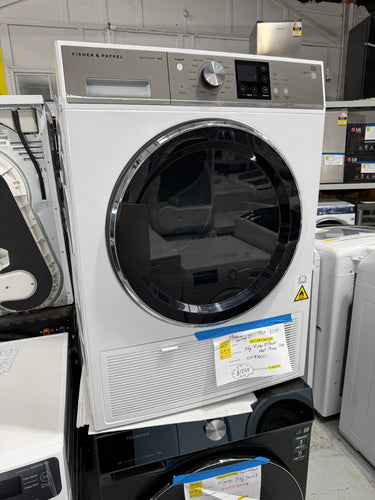 Factory second Fisher & Paykel 9kg Heat Pump Condensing Dryer Model: DH9060C1 - Second Hand Appliances Geebung